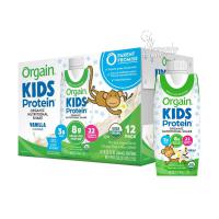 Sữa hữu cơ Orgain Kids Protein Vanilla của Mỹ 244ml x 12 hộp